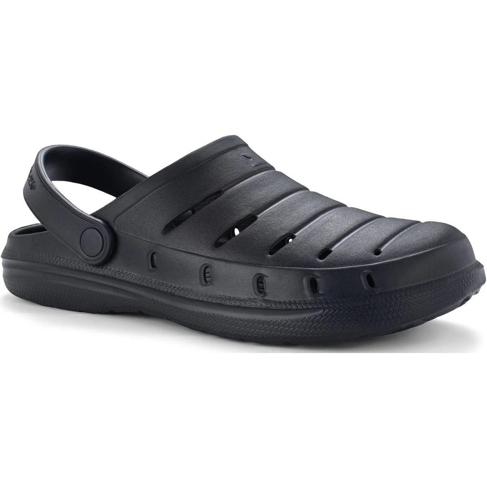 Rugged Shark Slides Mens 12 Black Water Active Slip On Sandals New In Package